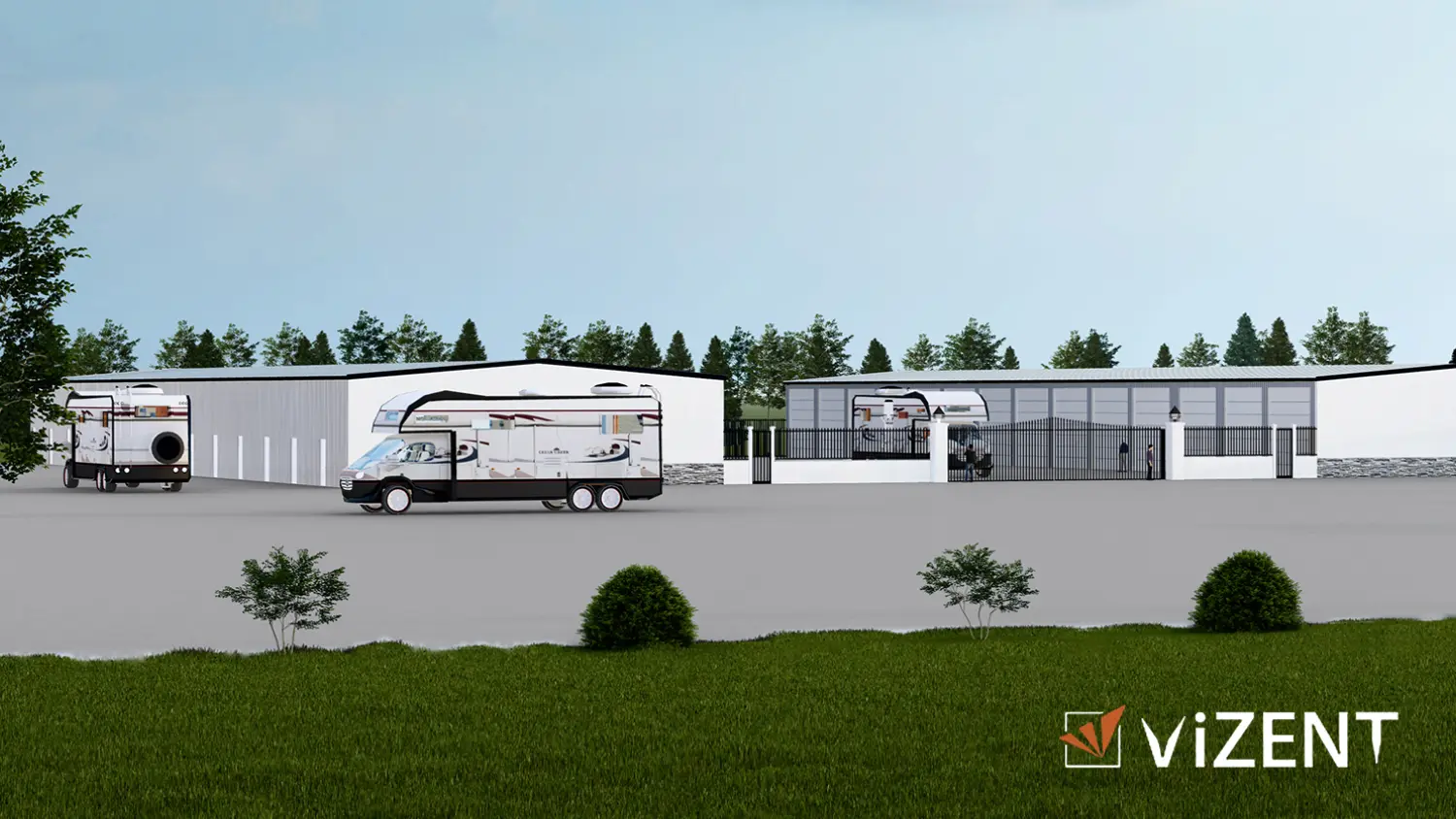 Exterior Design 3D Rendering