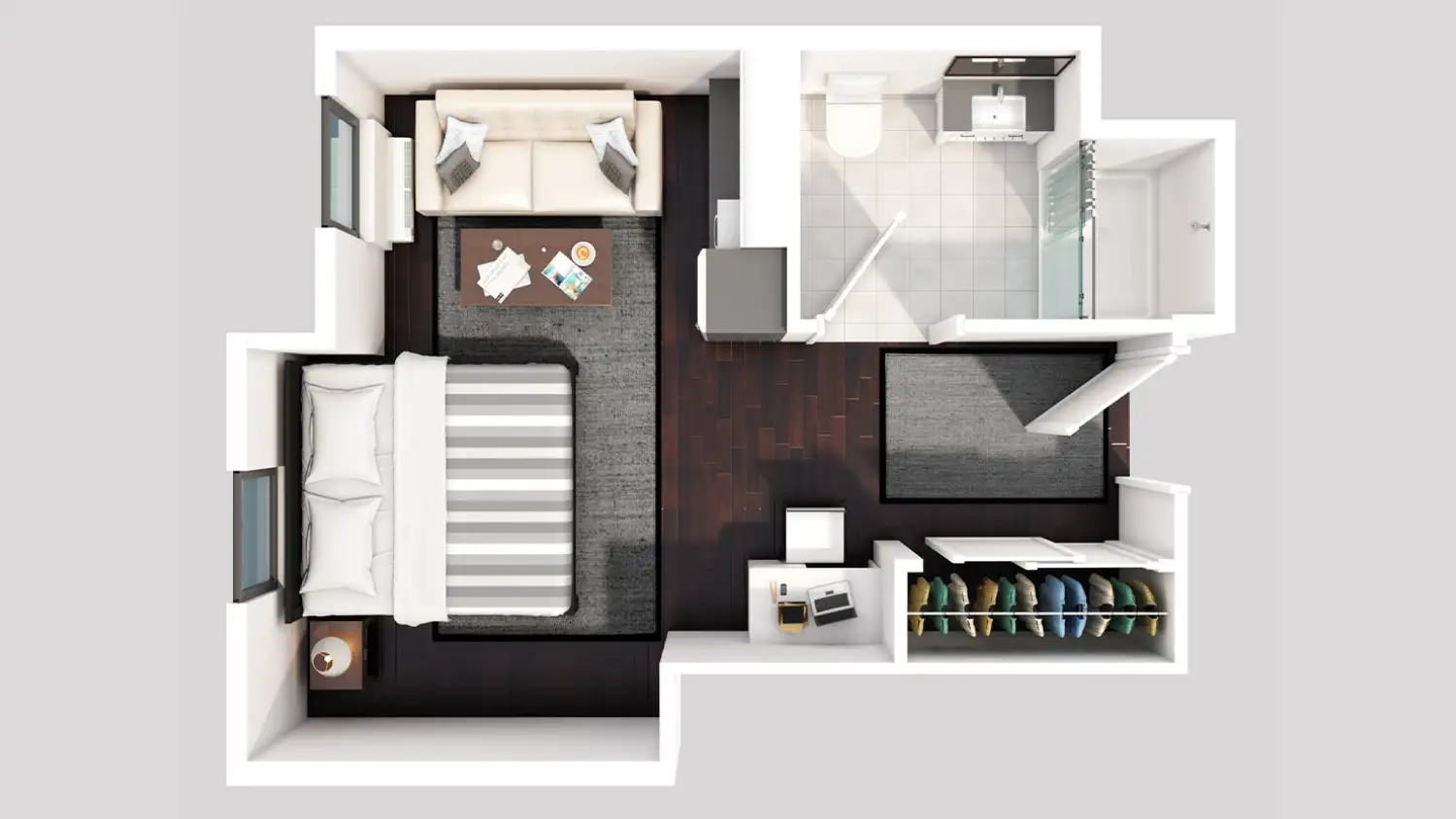 Architectural Floor Plan Rendering